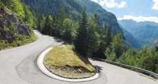 Viaggio in  moto in Slovenia Alpi