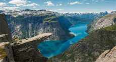 Viaggio in  moto in Norvegia Scandinavia