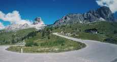 Viaggio in  moto in Italia Dolomiti