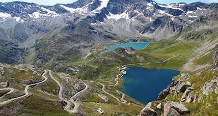 Colle del Nìvolet in moto con mototour del Monte Bianco