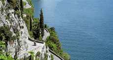 Viaggio in  moto in Italia Lago di Garda