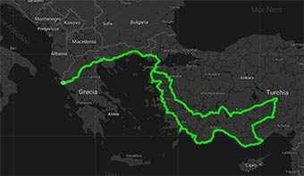 Mappa Turchia in un seducente viaggio al di la dei confini europei