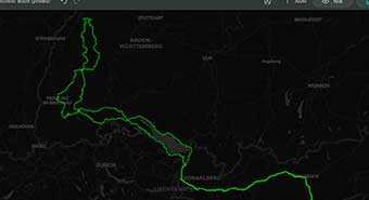 Mappa Viaggio nella Foresta Nera: Moto, Magia e Silenzi